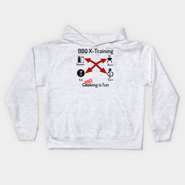 BBQ X-training Kids Hoodie by juliascornershop